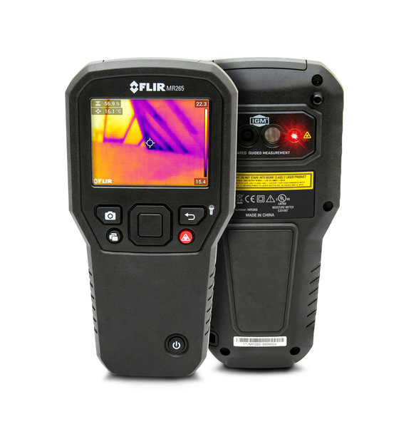 TELEDYNE FLIR LANÇA MEDIDOR DE UMIDADE E GERADOR DE IMAGEM TÉRMICA COM MSX® FLIR MR265